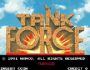 Tank Force (US) screen shot title